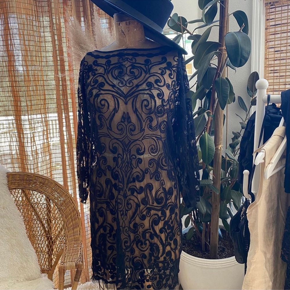 Catherine Malandrino Black Lace Dress